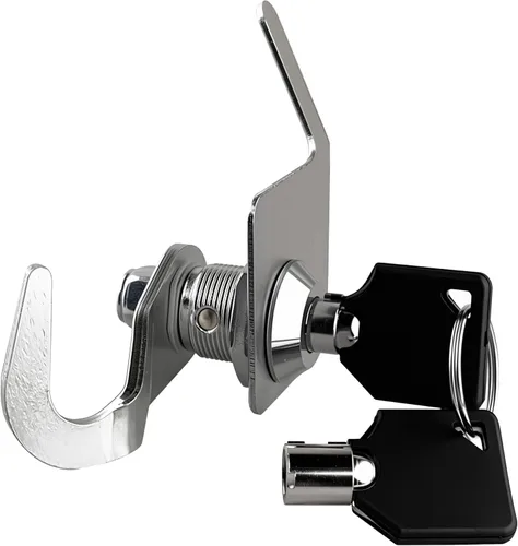 Miniatura 2 de Cerradura de motocicleta Harley Trunk Latch Tour Pak Lock con 2 llaves se adapta a modelos Harley Davidson 1991-2013 con Tour Pak