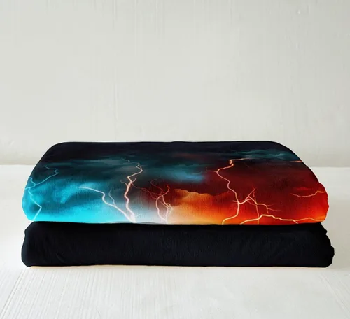 Miniatura 4 de Manfei Sports Car Kids Throw Blanket Blue and Orange Fire Bed Blanket for Boys Girls Room Decor, Black Racing Car Blanket for Couch Sofa, Soft and