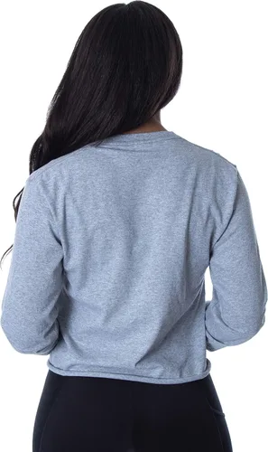 Miniatura 4 de Mad Engine Stranger Things - Camisa de manga larga para mujer, para adultos, Gris Caliente