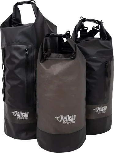 Miniatura 4 de Pelican - ExoDry Bolsa pequeña de 10 litros - Negro - Impermeable - Correa para el hombro - Gruesa y ligera - Compresión seca enrollable - Mantiene