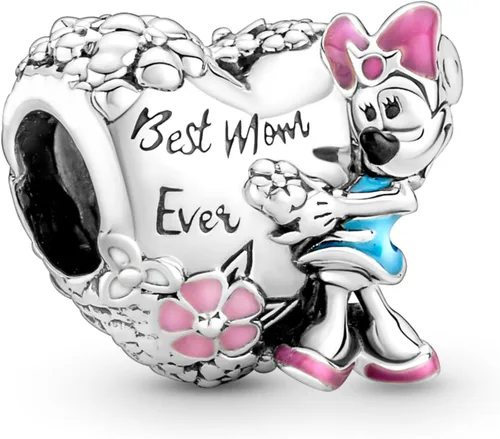 Miniatura 186 de Dijes de plata de ley 925 de dibujos animados de pato, ratón, oso, elefante, dragón chino, cuentas colgantes para pulseras y collares, joyería