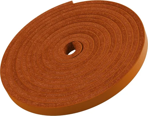 Miniatura 12 de TOFL Correas de cuero para manualidades y cordones de béisbol 2 piezas de 72 pulgadas de largo x 1/4 pulgadas de ancho x 1/8 pulgadas de grosor
