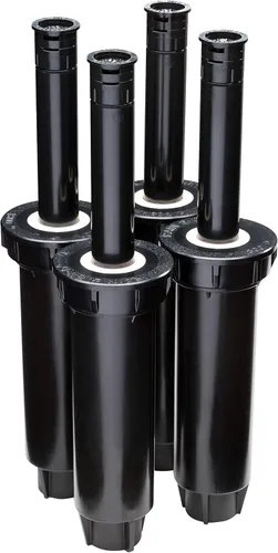 Miniatura 7 de Rain Bird 1802AP4PK - Aspersor profesional emergente, patrón ajustable de 0 a 360°, distancia de pulverización de 8 a 15 pies, altura emergente de 2