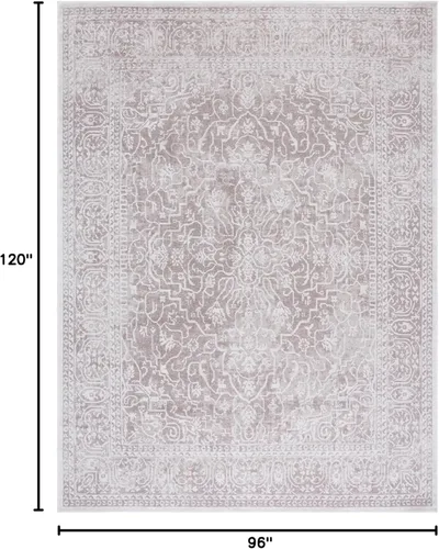 Miniatura 109 de SAFAVIEH Alfombra 10x14 - Colección Reflection - Grande - Beige y Crema, Sin Desprendimiento y Fácil Limpieza, Ideal para Sala de Estar, Dormitorio