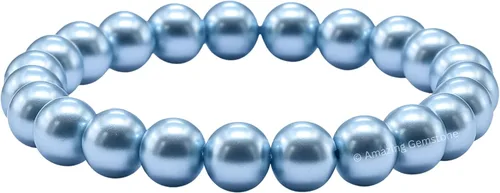 Miniatura 472 de Amazing Gemstone Pulsera de cristal para mujeres y hombres, pulsera de cristal curativo de protección, pulsera elástica con cuentas de piedras