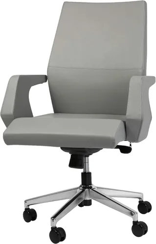 Miniatura 9 de Silla ejecutiva de escritorio de oficina con respaldo alto, ergonómica y ajustable, giratoria con soporte lumbar, reposabrazos acolchados perfectos