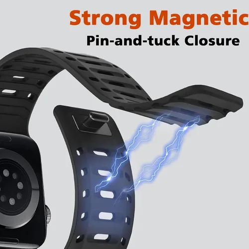 Miniatura 2 de Lamshaw Compatible con las bandas Amazfit Helio, nueva silicona deportiva a prueba de sudor, correa unisex transpirable compatible con Amazfit Helio