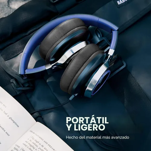 Miniatura 6 de AC01 auriculares de diadema con cable, auriculares pasivos con aislamiento de ruido, auriculares estéreo con cable con micrófono y control
