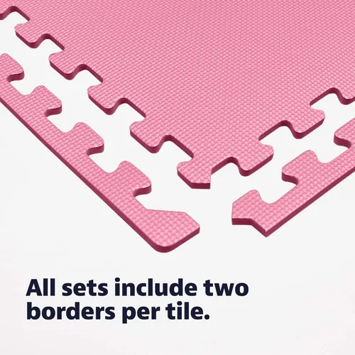Miniatura 8 de We Sell Mats - Baldosas multiusos de espuma EVA con un grosor de 0.5 pulgadas, alfombrillas entrelazadas para gimnasios de interior y para el hogar