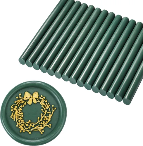 Miniatura 8 de Yoption 15 barras de cera para sellar pistola de pegamento para sello de cera, ideal para invitaciones de boda, sobres, tarjetas, ideas de regalo