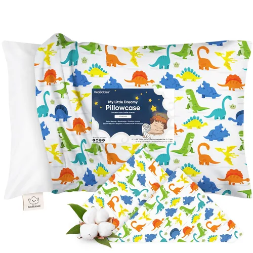 Miniatura 27 de KeaBabies Funda de almohada para niños pequeños de 13 x 18 pulgadas, funda de almohada de algodón orgánico para niños, niñas, funda de algodón suave