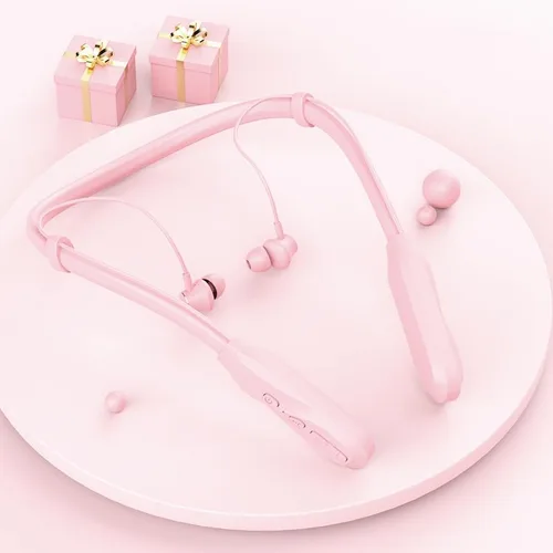 Miniatura 9 de Neckband - Auriculares Bluetooth inalámbricos deportivos alrededor del cuello, sonido estéreo de alta fidelidad de 360°, 100 horas de reproducción