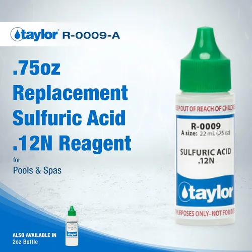 Miniatura 2 de Taylor R-0009 Ácido sulfúrico .12N (3/4 oz)