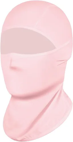 Miniatura 9 de Achiou - Pasamontañas con Máscara Facial, Máscara de Esquí para Hombres y Mujeres de Fútbol, Ligera Sheisty, Ninja Sheisty Capucha Solar UV