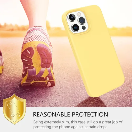 Miniatura 299 de GUAGUA Funda compatible con iPhone 17 Pro Max de 6.9 pulgadas, silicona líquida, goma de gel suave, delgada, forro de microfibra delgada