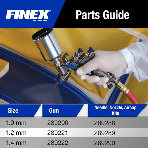 Miniatura 6 de Pistola de pintura Graco-Sharpe Mini-HVLP FX1000, 1