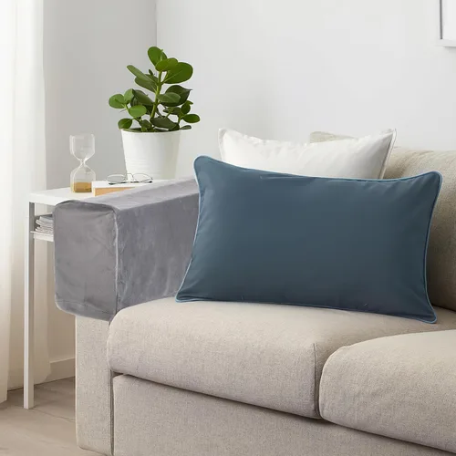 Miniatura 7 de BESPORTBLE Fundas elásticas para reposabrazos para sillas, sofá, sillón, sofás de terciopelo para el hogar, oficina, sofá reclinable, color gris