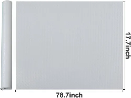 Miniatura 8 de Revestimiento impermeable para estanterías, revestimiento antideslizante para cajones para baño, alfombrillas de plástico EVA no adhesivas