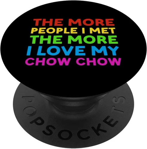 Miniatura 6 de Dog More People I Met The More I Love My Chow Chow PopSockets MagSafe PopGrip for iPhone