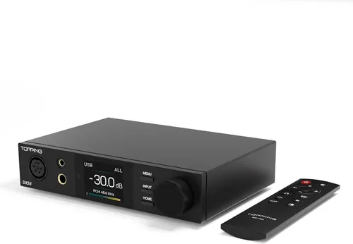 TOPPING DX5 II DAC de alta resolución y amplificador de auriculares Combo – Dual ES9039Q2M, X-Hybrid Amp, PEQ de 10 bandas, Bluetooth LDAC 5.1,