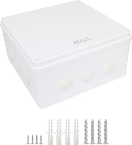 Miniatura 17 de LeMotech Caja de conexiones, plástico ABS IP55 resistente al agua y al polvo, caja eléctrica universal, caja de proyectos para exteriores e