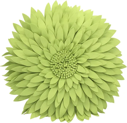 Miniatura 21 de Almohada decorativa 3D de flores de margarita, manta de girasol de 14.5 x 13 pulgadas, decoración redonda para el hogar para sofá y cama