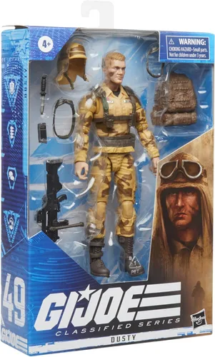Miniatura 4 de G.I. Joe Classified Series - Figura de acción polvorienta 49 juguetes coleccionables de primera calidad con múltiples accesorios a escala de 6