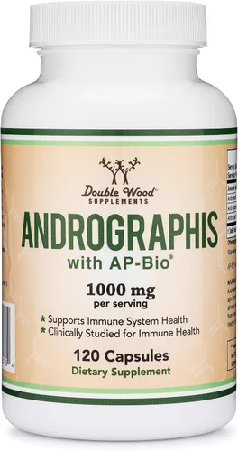 Miniatura 5 de Andrographis Cápsulas Max Andrographides - 1,000 mg Tamaño de porción (120 cápsulas) con AP-Bio (extracto de Andrographis Paniculata patentado)