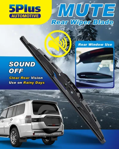 Miniatura 4 de 5 PLUS® Limpiaparabrisas trasero de 10 pulgadas para brazo de limpiaparabrisas con gancho J/U (paquete de 1 pieza de PVC), repuesto para Chevy Trax