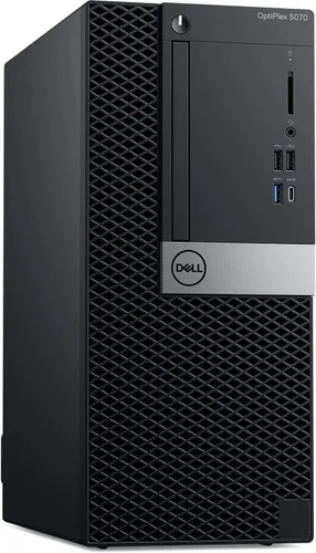 Dell Optiplex 5070 - Minitorre de escritorio, Intel Eight Core 9ª generación i7 9700 3.0Ghz, 32 GB DDR4 RAM, 1 TB NVMe PCIe M.2 SSD, USB tipo C,