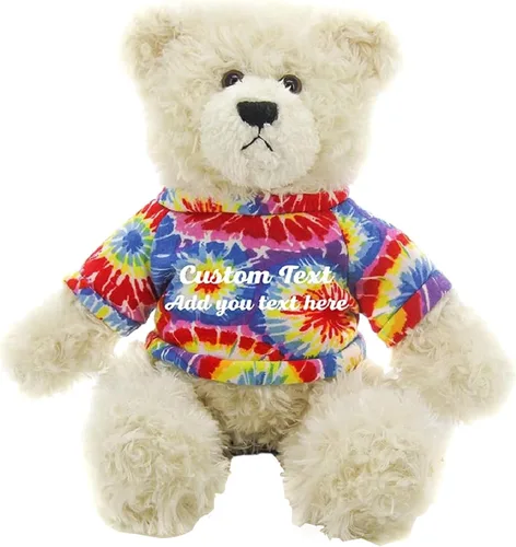 Miniatura 19 de Oso de peluche personalizado Brandon crema de 12 pulgadas, osos de peluche personalizados, gran regalo para San Valentín, graduación, cumpleaños