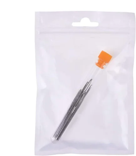 Miniatura 7 de 9 agujas de coser a mano de ojo grande, agujas de tejer de hilo de acero, agujas de coser, agujas de zurrir con tubo de almacenamiento transparente