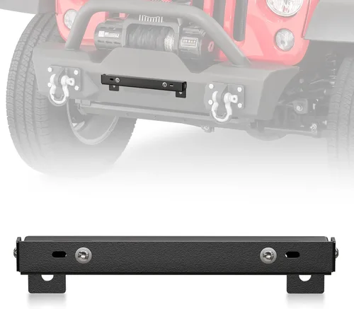 Miniatura 9 de YZONA - Marco de placa de repuesto para llantas de repuesto con luz iluminada y tercera luz de freno compatible con Jeep Wrangler JK JKU Unlimited