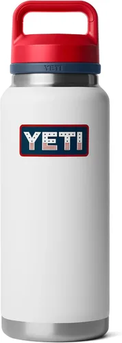 Miniatura 48 de YETI Rambler - Botella de 36 onzas, aislada al vacío, a prueba de fugas, de acero inoxidable con tapón para sorbos Aislamiento al vacío Azul marino