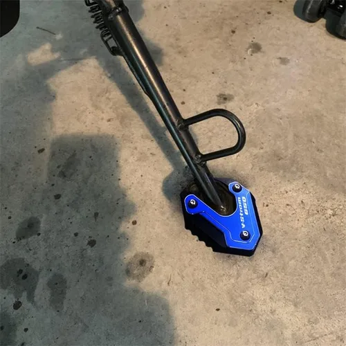 Miniatura 3 de TEMKIN W for Suzuki V-Strom 650/XT VSTROM 650 DL650 2004-2022 2021 Motorcycle CNC Kickstand Foot Side Stand Extension Pad Support Plate Y