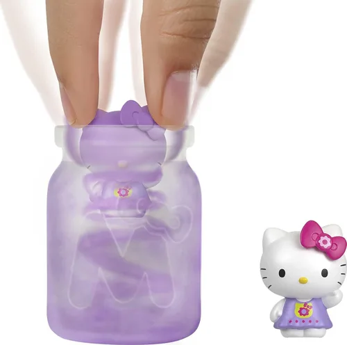 Miniatura 4 de Mattel Sanrio - Figuras coleccionables de Hello Kitty (2 pulgadas) con sombrero y accesorios de postre, paquete sorpresa para ciegas, inmersión