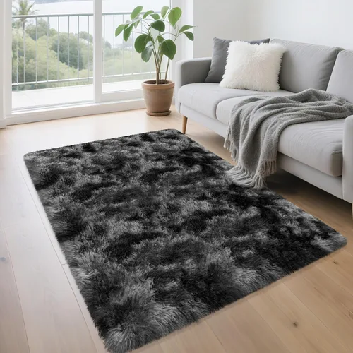 Miniatura 84 de Alfombras de pasillo beige de 2 x 6 pies para dormitorio, sala de estar, alfombra de felpa suave y esponjosa, alfombra de pasillo para pasillos