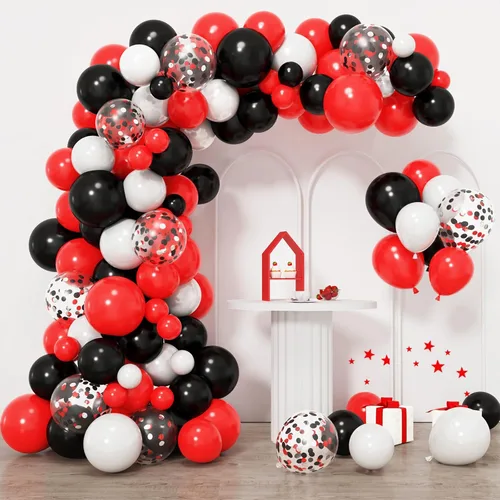 Miniatura 62 de Rubfac - Globos azul rey, 129 unidades, diferentes tamaños, 18, 12, 10 y 5 pulgadas para arco de guirnalda, decoración de cumpleaños azul, baby Azul