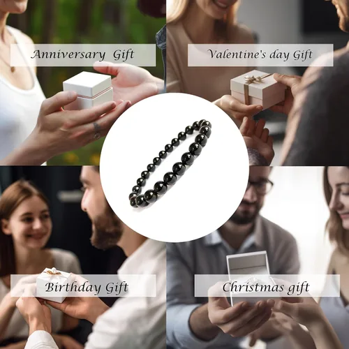 Miniatura 19 de Tigers Eye Protection Handmade Bracelet Best Present For Men Women Attract Wealth Chakra Feng Shui Stretchy Beaded Bracelets Lucky Friendship