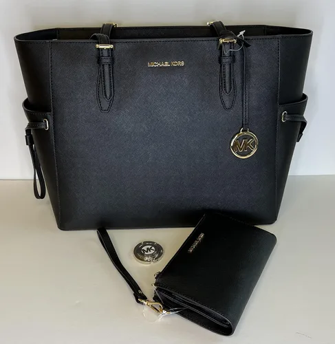 Miniatura 2 de Michael Kors MICHAEL Michel Kors Gilly - Bolsa de viaje con cordón grande con doble cierre para la muñeca
