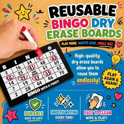 Miniatura 8 de Juego de Fiesta Bingo con un Giro, Bingo con Cartas de Acción, Giro Divertido, Cartas de Acción con Bloquear, Intercambiar y Robar, No Más Pelotas