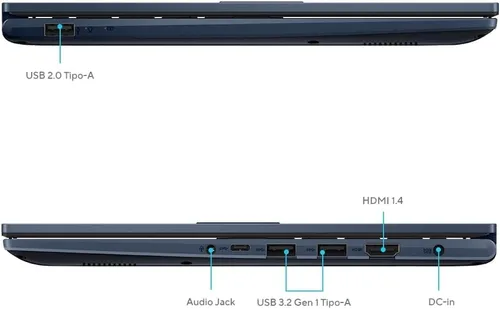 Miniatura 6 de ASUS Vivobook Laptop FHD de 14 pulgadas, procesador Intel Core i3-1315U, 8 GB de RAM, SSD de 128 GB, Windows 11 Home, gráficos Intel UHD, Wi-Fi