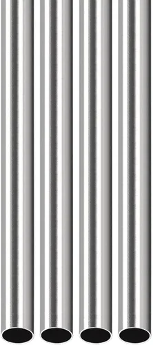 Miniatura 24 de DTGN Tubo de acero inoxidable 304 de 0.276 in x 0.008 in x 9.843 in (ODxWall TxL) - Paquete de 4 - Bueno para equipos de maquinaria - Tubos de metal