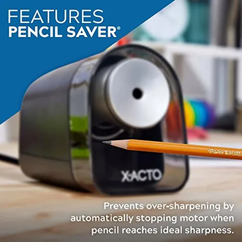 Miniatura 3 de X-ACTO XLR - Sacapuntas eléctrico, negro, 1 unidad, para el regreso a la escuela, profesor, suministros para el aula