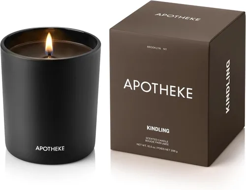 Miniatura 12 de Apotheke Velas perfumadas exclusivas para el hogar, lavanda Hinoki, 10.5 onzas, cera de soja, no tóxica, tarro grande blanco, velas de lujo regalos