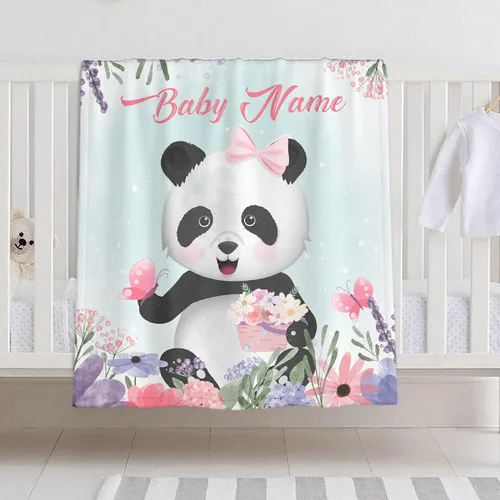 Miniatura 24 de Manta de bebé personalizada para niñas y niños, manta de bebé personalizada con nombre para niños pequeños, niños, ducha, recién nacidos, guardería