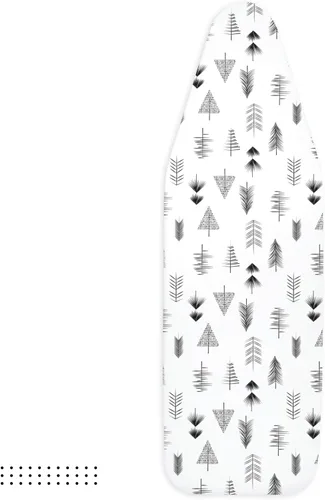 Miniatura 8 de Encasa XO Funda y almohadilla para tabla de planchar de 49 x 18 pulgadas, tamaño estándar, funda acolchada de fieltro grueso de 0.118 pulgadas
