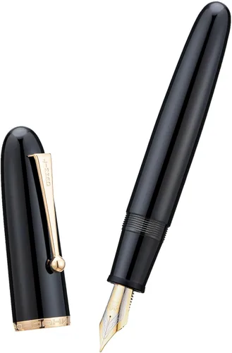 Miniatura 2 de Jinhao 9019 - Juego de 3 bolígrafos estilográficos de colores surtidos, tamaño 8, punta media, diseño clásico, bolígrafo de escritura suave