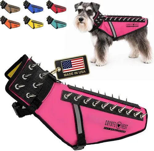 CoyoteVest Arnés para perro | Chaleco protector resistente a puñaladas | Chaleco de coyote para perros | Defiende contra coyotes, perros, aves de
