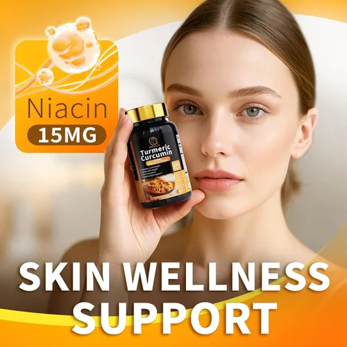 Miniatura 7 de Suplemento de curcumina de cúrcuma – Suplemento de cúrcuma 11 en 1 con pimienta negra, absorción extra fuerte, 95% curcuminoides para apoyo